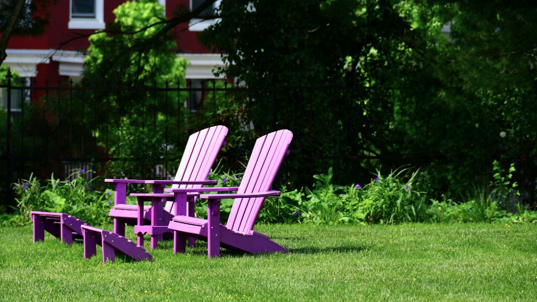 Relaxing Lavender Chairs