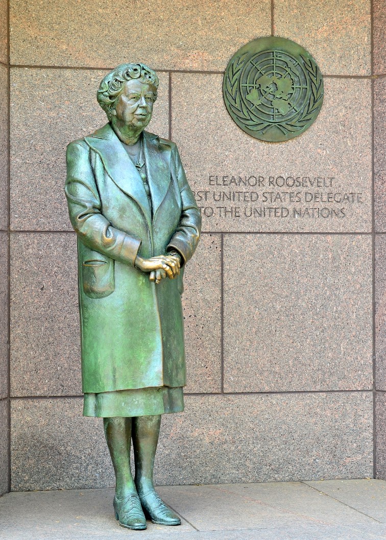 Eleanor Roosevelt in Bronzed Steadfastness Eleanor Roosevelt in Bronzed Steadfastness