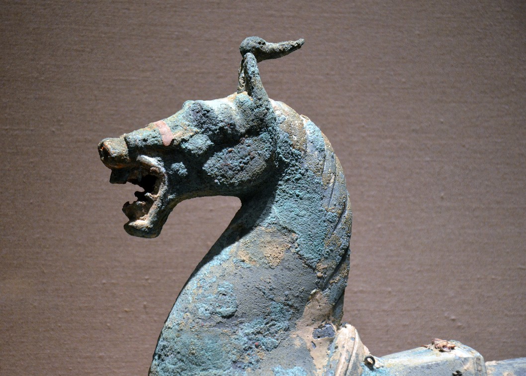 Oxidized Bronze Horse From China's Han Dynasty Oxidized Bronze Horse From China's Han Dynasty