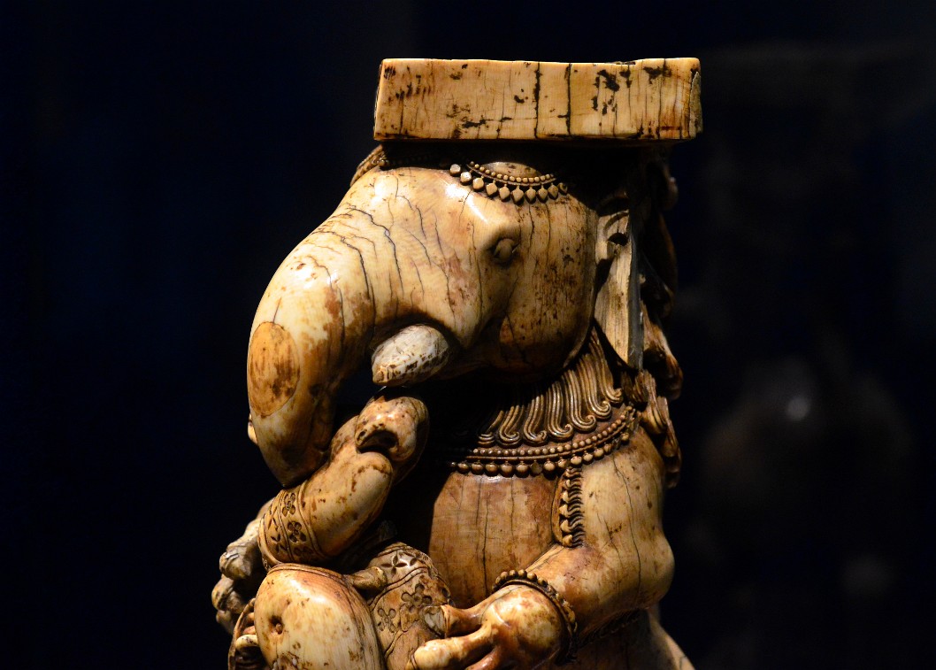 Elephant Carved in Ivory Elephant Carved in Ivory