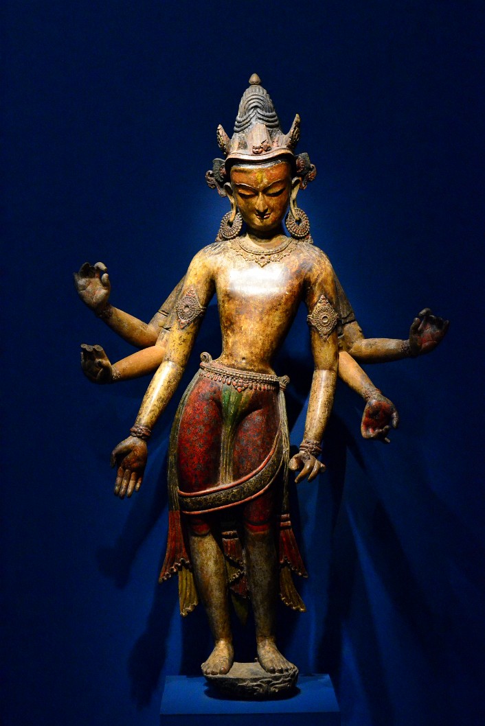 Nepalese Bodhisattva White Avalokiteshvara From the 14th Century Nepalese Bodhisattva White Avalokiteshvara From the 14th Century