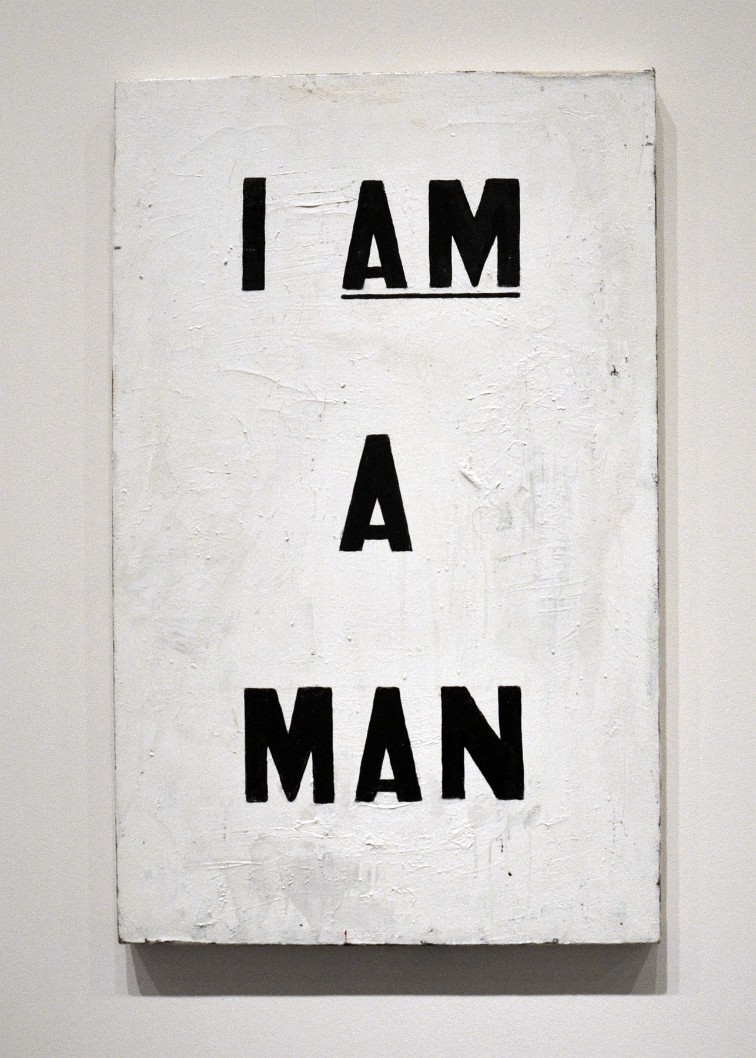 Untitled (I Am a Man) By Glenn Ligon Untitled (I Am a Man) By Glenn Ligon