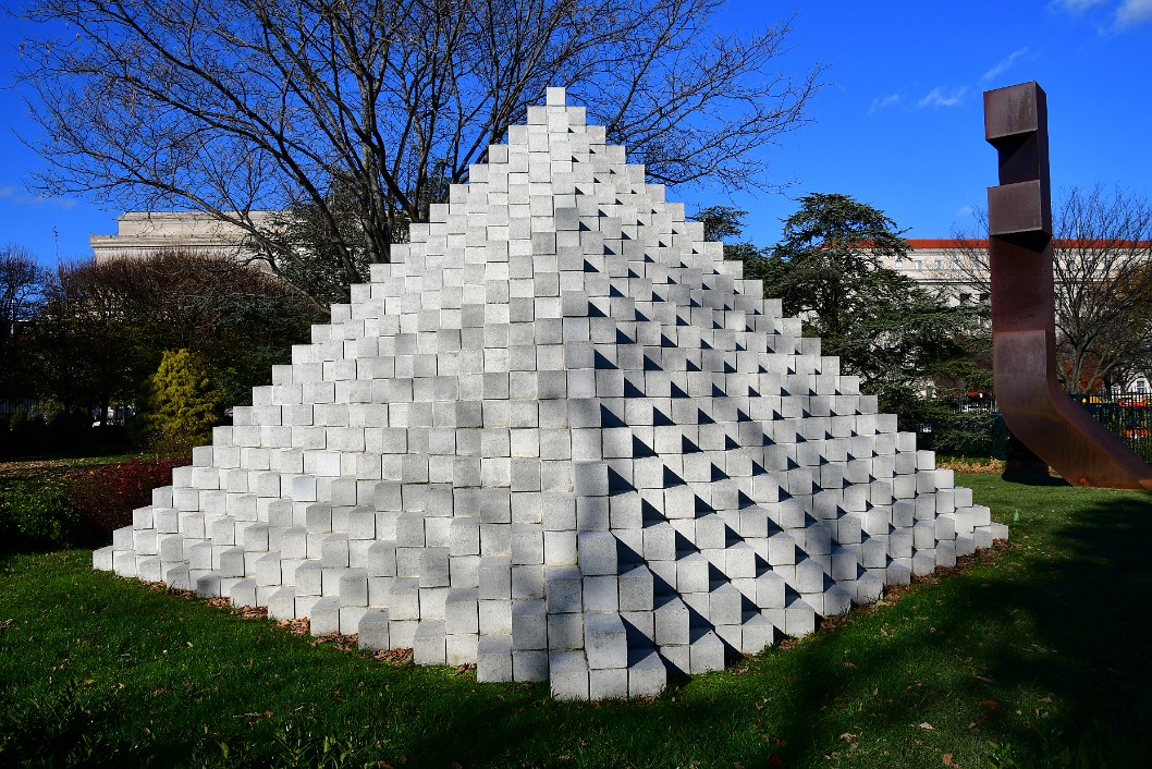 Four-Sided Pyramid in Light and Shadow