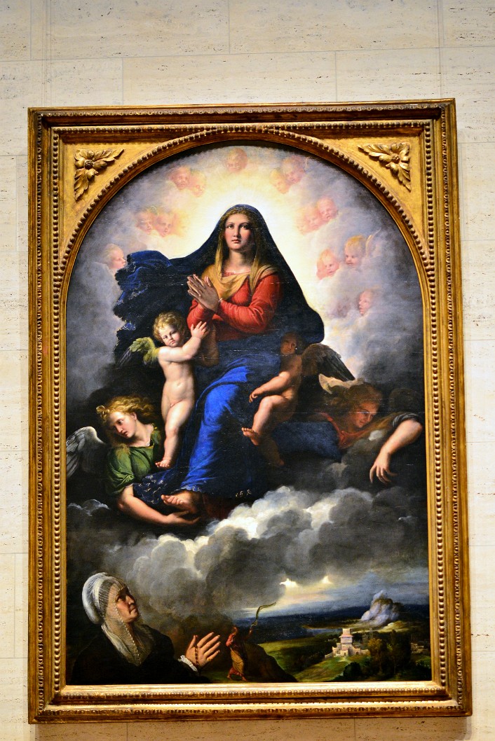 The Apparition of the Virgin By Girolamo Da Carpi The Apparition of the Virgin By Girolamo Da Carpi