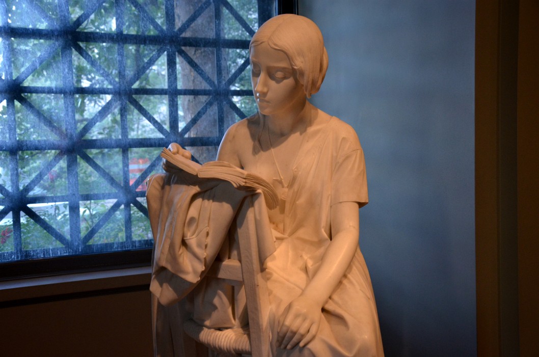 The Reading Girl By Pietro Magni The Reading Girl By Pietro Magni