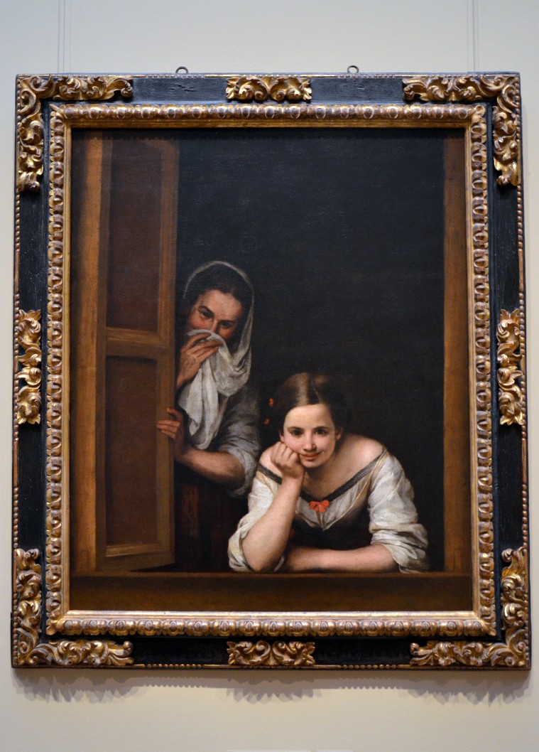 Two Women at a Window By Bartolome Esteban Murillo Two Women at a Window By Bartolome Esteban Murillo