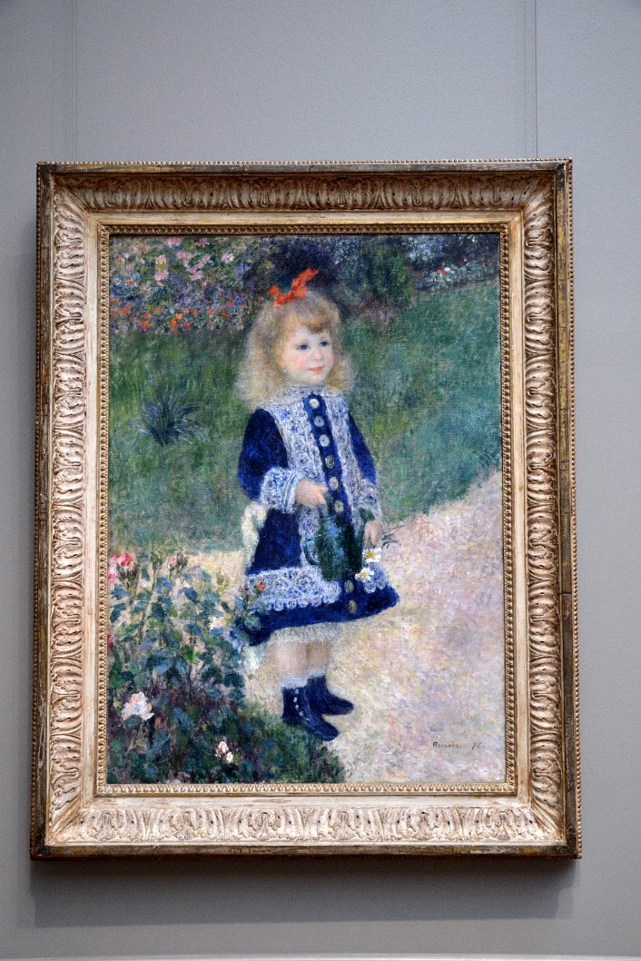 A Girl with a Watering Can By Auguste Renoir A Girl with a Watering Can By Auguste Renoir