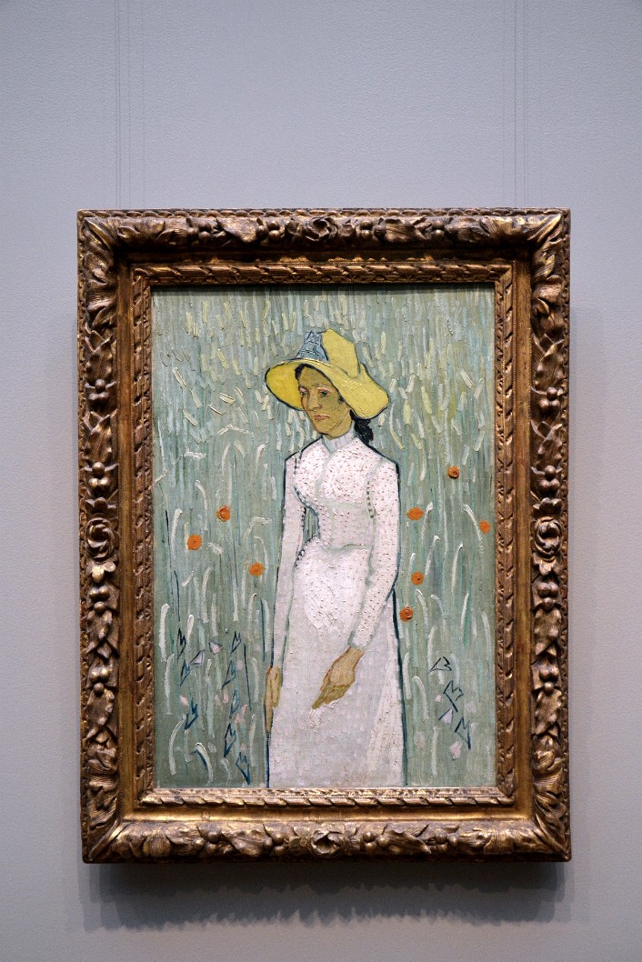 Girl in White By Vincent Van Gogh Girl in White By Vincent Van Gogh