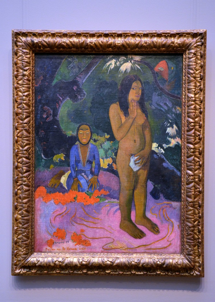 Parau na te Varua ino By Paul Gauguin Parau na te Varua ino By Paul Gauguin