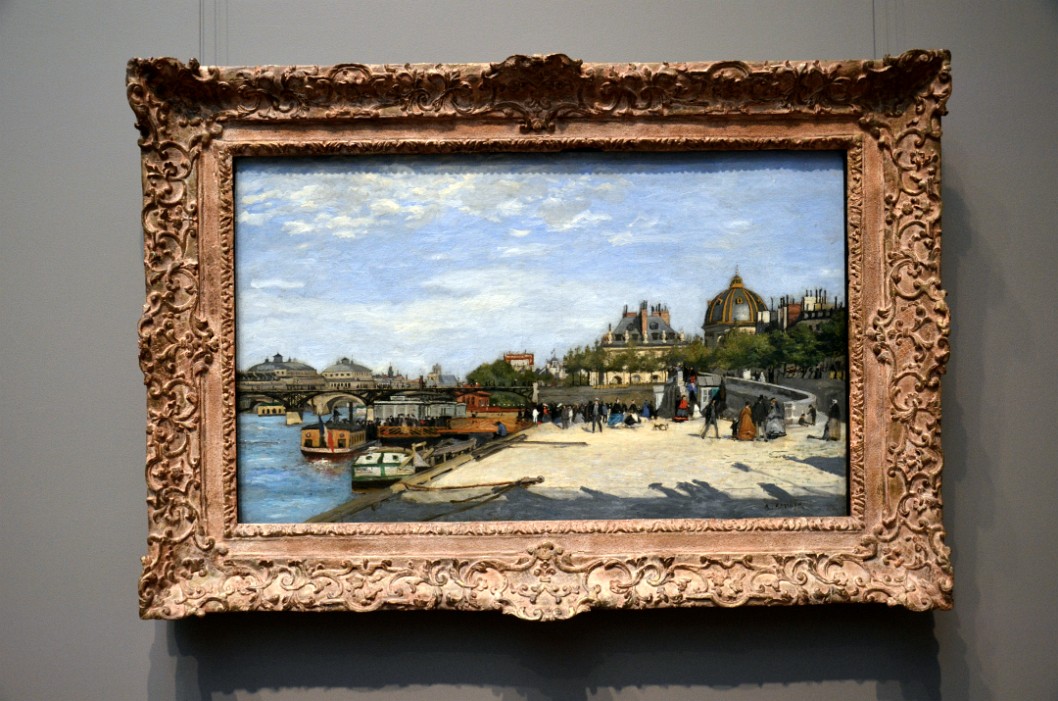 The Pont des Arts, Paris By Auguste Renoir The Pont des Arts, Paris By Auguste Renoir