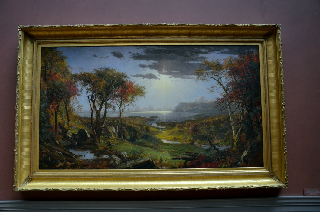 Autumn-On the Hudson River By Jasper Francis Cropsey Autumn-On the Hudson River By Jasper Francis Cropsey