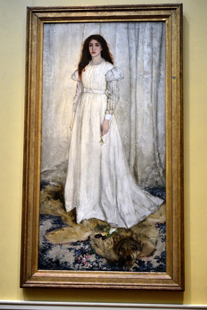 The White Girl (Symphony in White, No. 1) by James McNeill Whistler The White Girl (Symphony in White, No. 1) by James McNeill Whistler