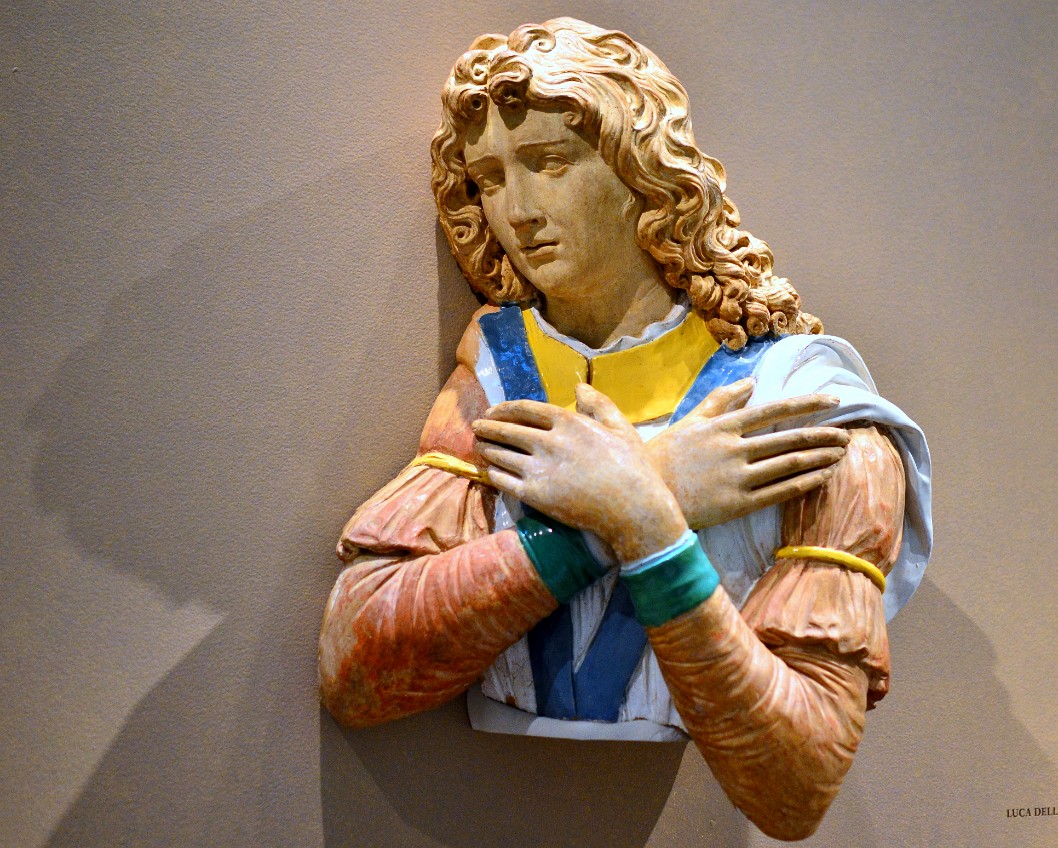 Adoring Angel by Luca Della Robbia the Younger Adoring Angel by Luca Della Robbia the Younger