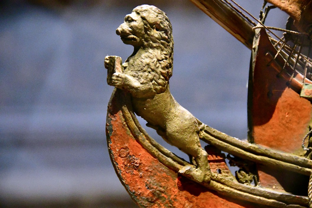 Lion Holding On