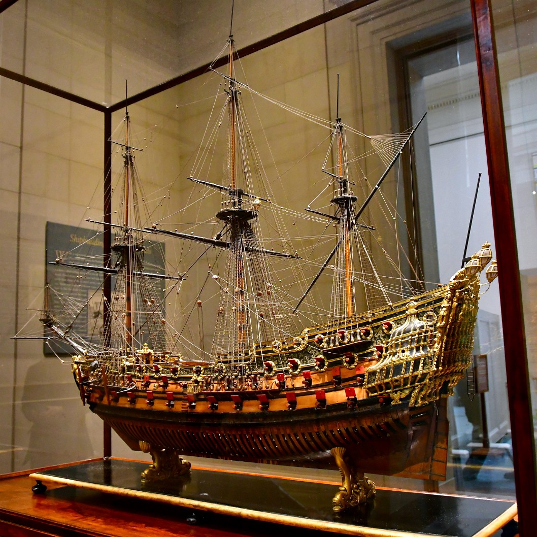 Full View of the Mighty Ship