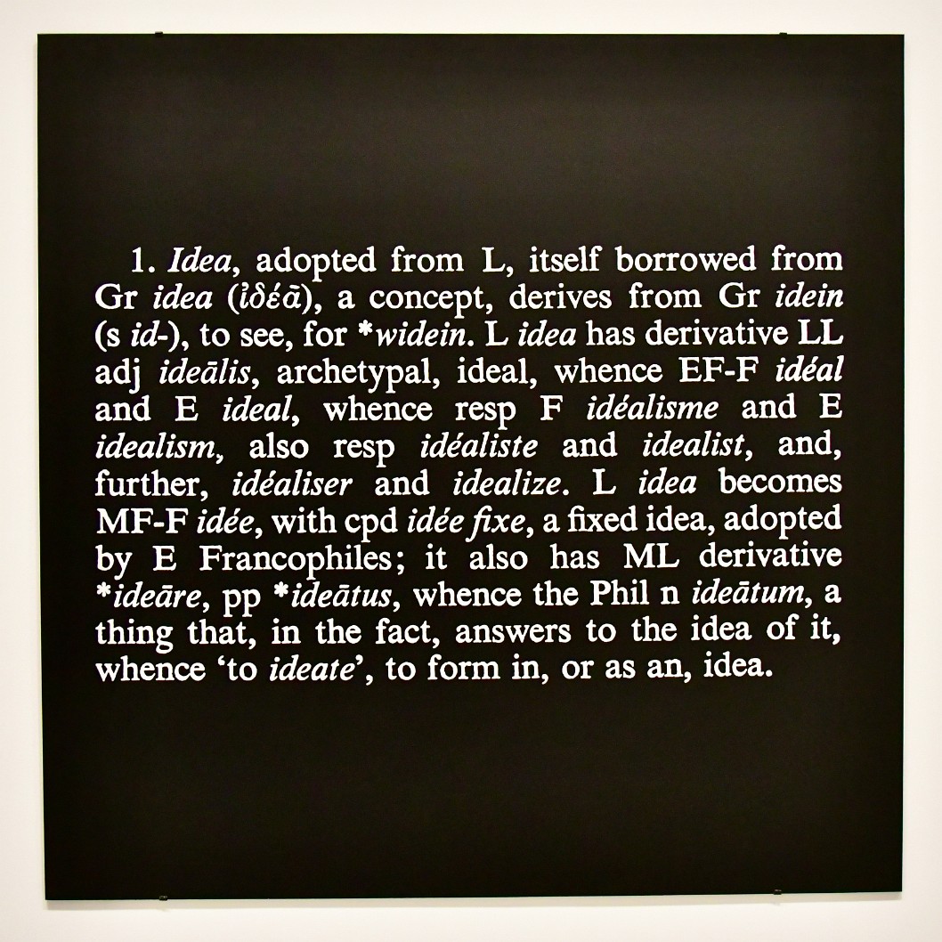 Titled (Art as Idea as Idea) [idea] by Joseph Kosuth
