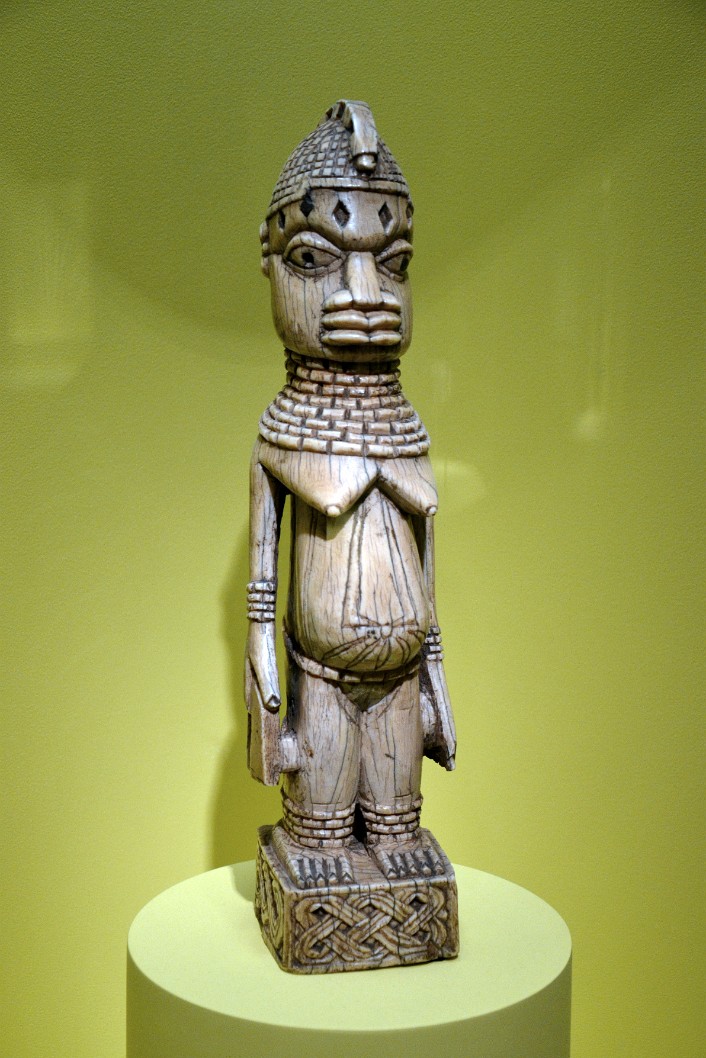 Benin Kingdom Court Style Figure From the Edo Peoples of Nigeria in the Early 19th Century Benin Kingdom Court Style Figure From the Edo Peoples of Nigeria in the Early 19th Century
