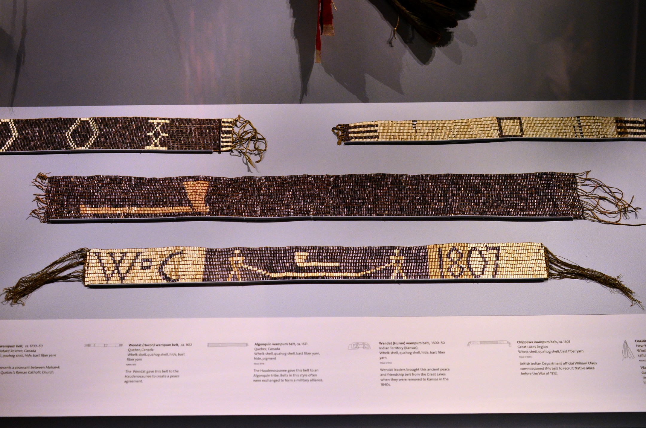 Chippewa Wampum Belt Used By the British to Recruit Native Allies Before 1812 Chippewa Wampum Belt Used By the British to Recruit Native Allies Before 1812