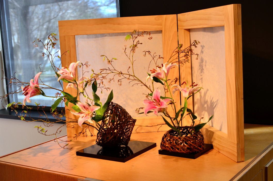 Two Compound Baskets Arranged By Judy Roa Two Compound Baskets Arranged By Judy Roa