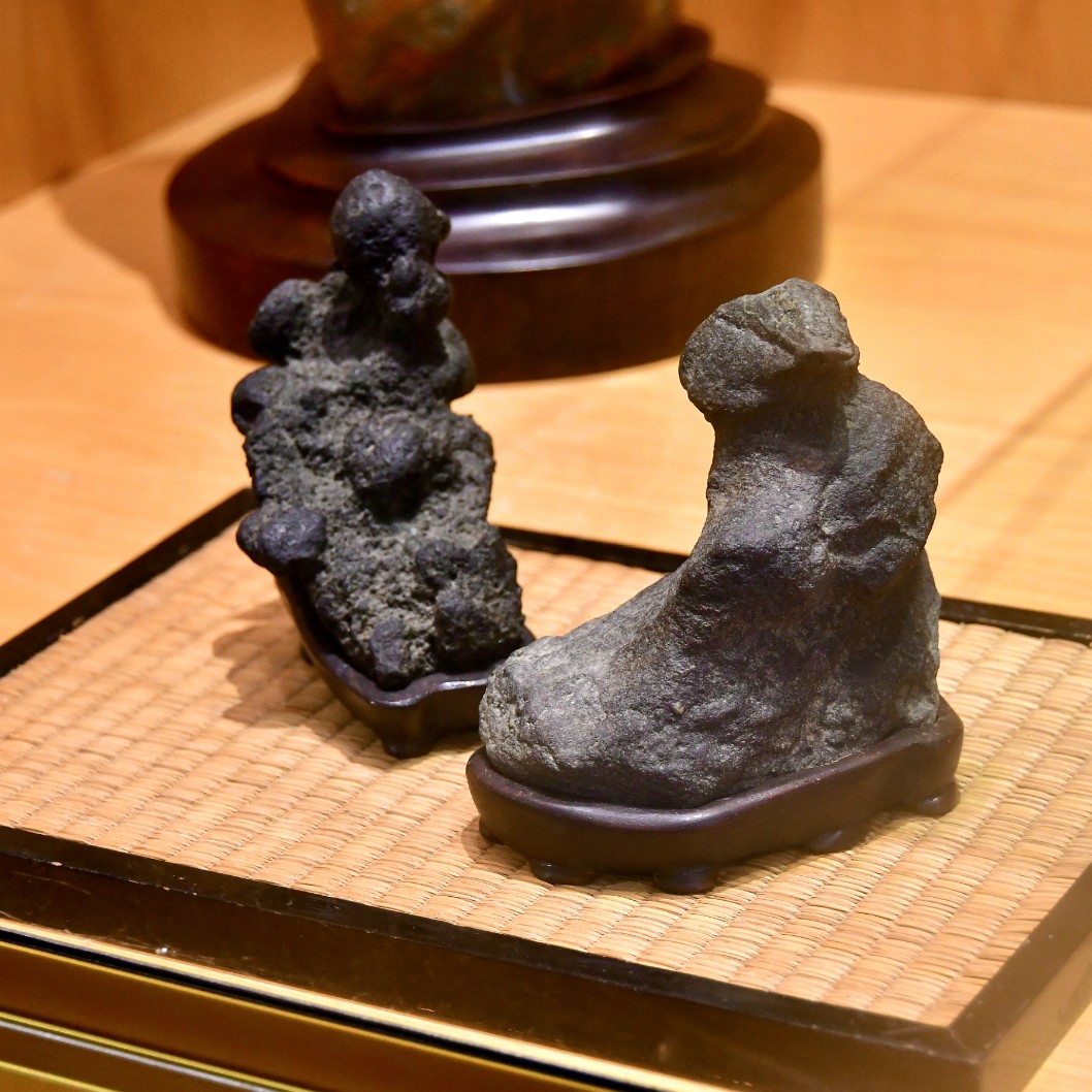 Human-Shaped Stones of an Old Man and a Woman